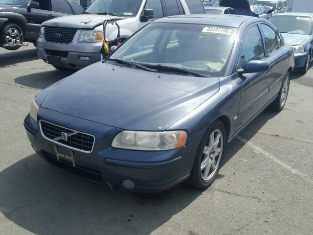 YV1RS592162542721 - 2006 VOLVO S60 2.5T BLUE photo 2