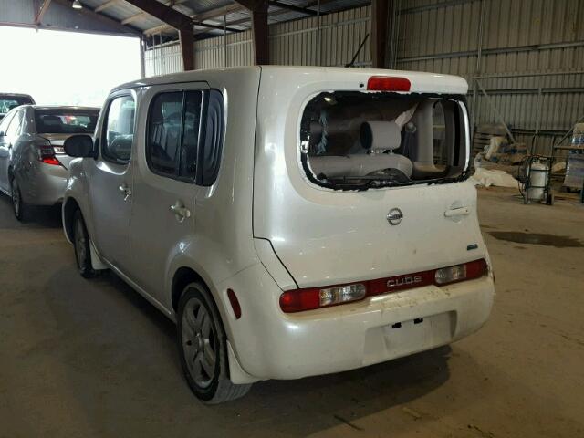 JN8AZ2KR0DT305959 - 2013 NISSAN CUBE S WHITE photo 3