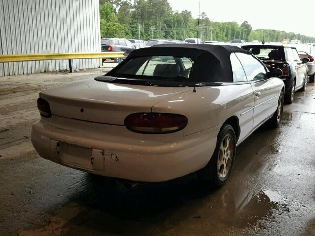 3C3EL55H6WT277938 - 1998 CHRYSLER SEBRING JX WHITE photo 4