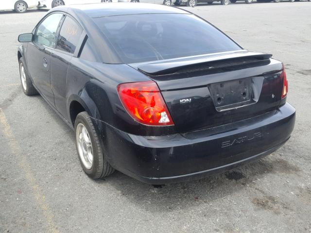 1G8AN12F74Z136232 - 2004 SATURN ION LEVEL შავი ფოტო 3