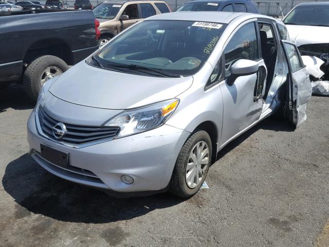 3N1CE2CP6FL443514 - 2015 NISSAN VERSA NOTE SILVER photo 2