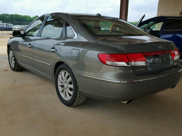 KMHFC46F97A211802 - 2007 HYUNDAI AZERA SE GRAY photo 3