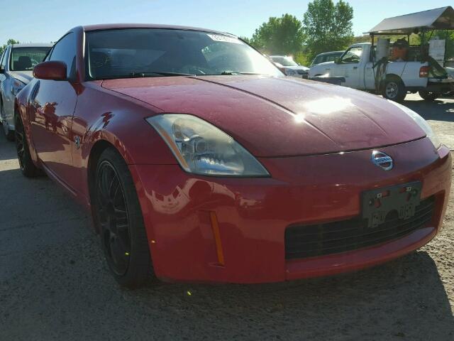 JN1AZ34D23T115357 - 2003 NISSAN 350Z RED photo 1