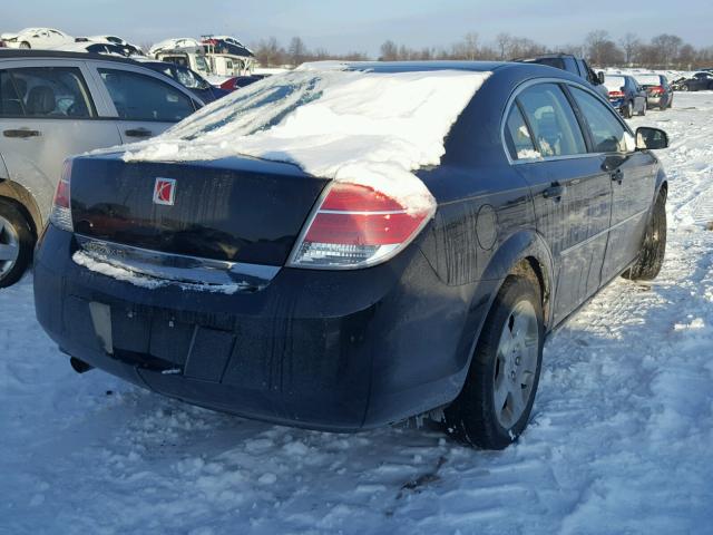 1G8ZS57B08F248094 - 2008 SATURN AURA XE BLACK photo 4