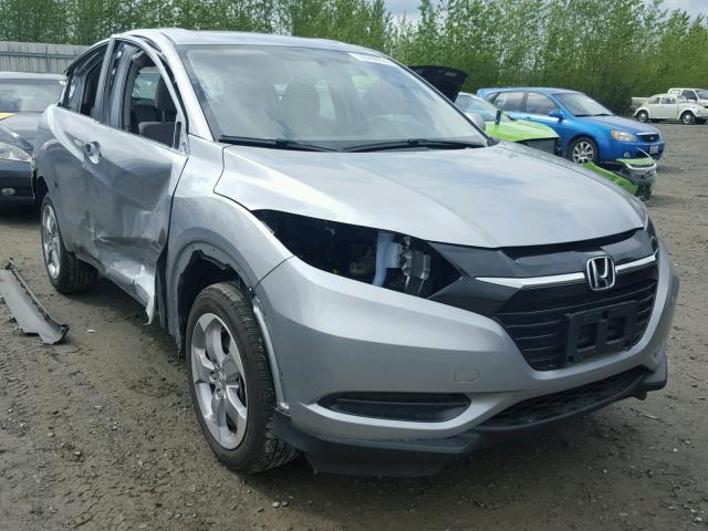 3CZRU6H39HG704177 - 2017 HONDA HR-V LX SILVER photo 1