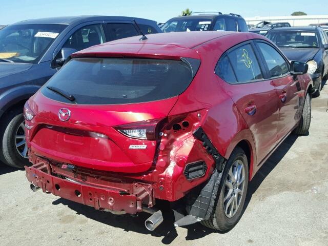 3MZBN1K71HM115349 - 2017 MAZDA 3 SPORT RED photo 4