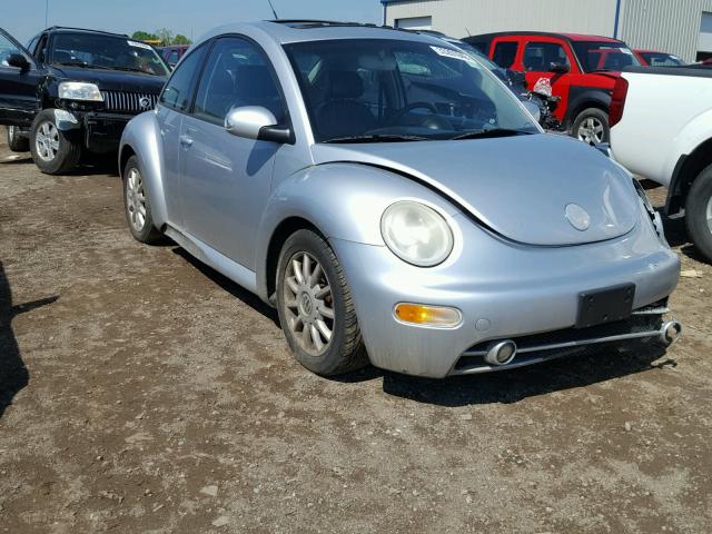 3VWCR31C84M422790 - 2004 VOLKSWAGEN NEW BEETLE ნაცრისფერი ფოტო 1