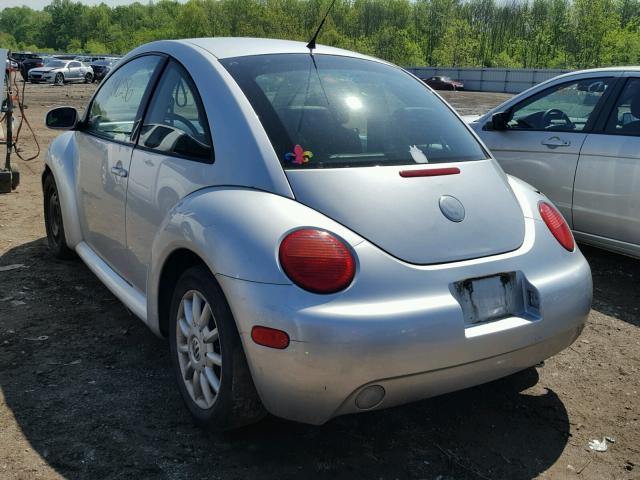 3VWCR31C84M422790 - 2004 VOLKSWAGEN NEW BEETLE ნაცრისფერი ფოტო 3