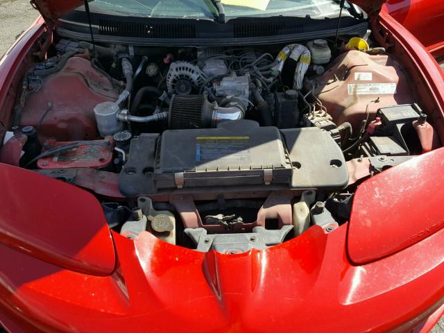 2G2FS22K222111749 - 2002 PONTIAC FIREBIRD RED photo 7