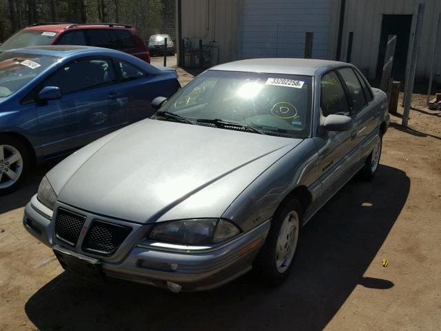 1G2NE55M8SM622717 - 1995 PONTIAC GRAND AM S GRAY photo 2