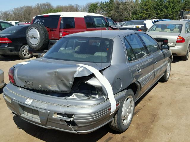 1G2NE55M8SM622717 - 1995 PONTIAC GRAND AM S GRAY photo 4