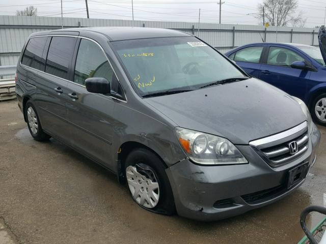 5FNRL38297B053202 - 2007 HONDA ODYSSEY LX GRAY photo 1