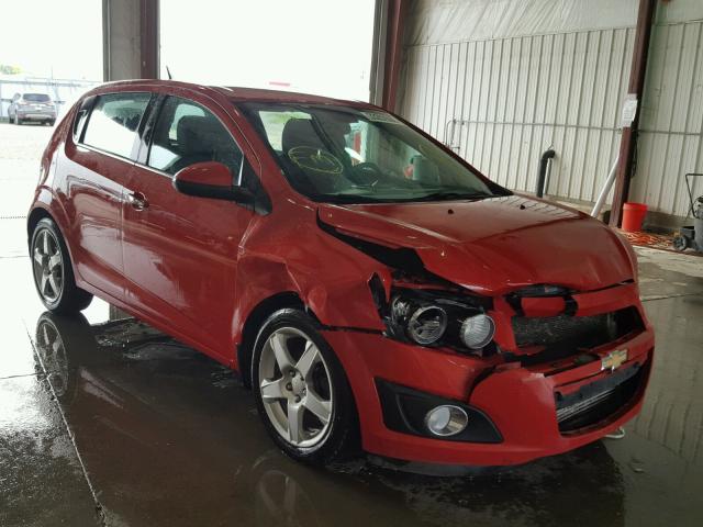 1G1JF6SB8C4223946 - 2012 CHEVROLET SONIC LTZ ORANGE photo 1