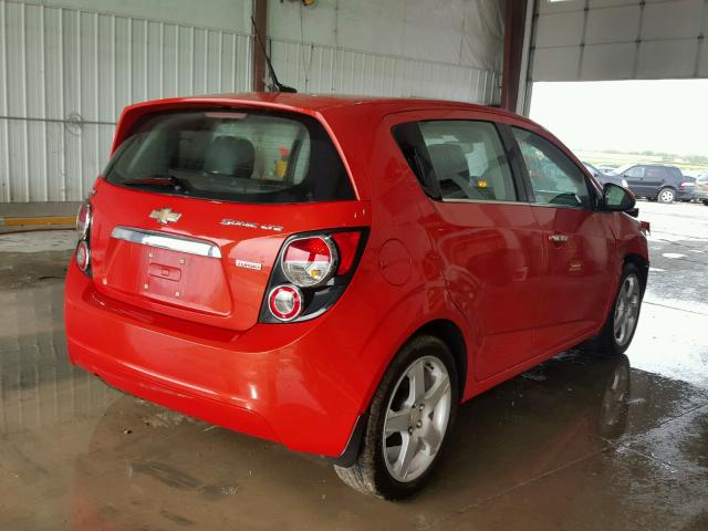 1G1JF6SB8C4223946 - 2012 CHEVROLET SONIC LTZ ORANGE photo 4