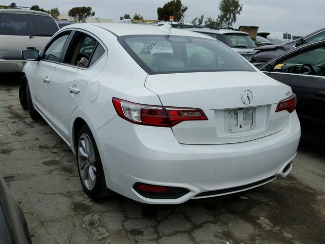 19UDE2F74HA004840 - 2017 ACURA ILX PREMIU WHITE photo 3