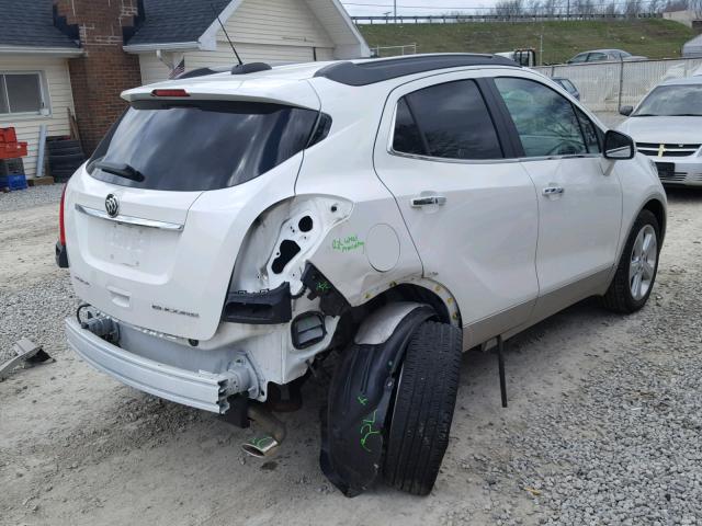 KL4CJBSBXFB246551 - 2015 BUICK ENCORE CON WHITE photo 4