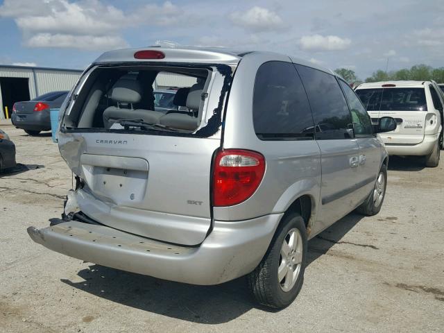 1D4GP45R66B755906 - 2006 DODGE CARAVAN SX SILVER photo 4