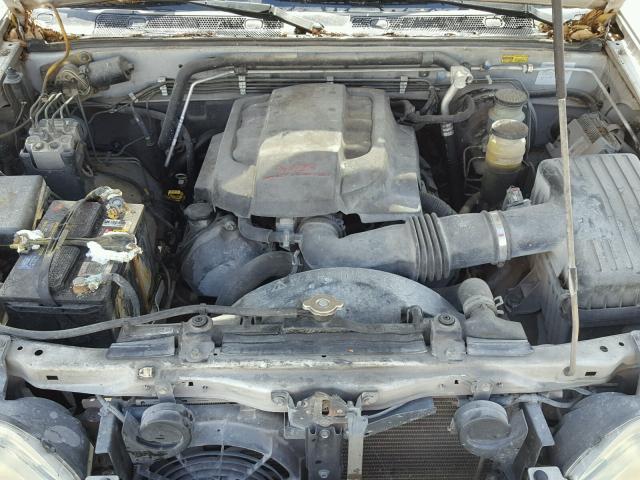 4S2DE58Y544600137 - 2004 ISUZU AXIOM XS SILVER photo 7