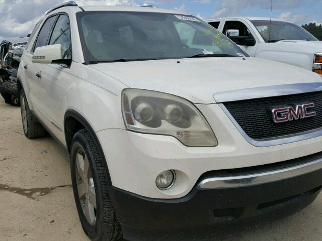 1GKER33707J102784 - 2007 GMC ACADIA SLT WHITE photo 1