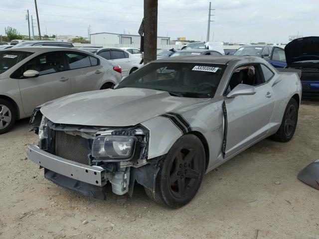 2G1FB1ED9B9163236 - 2011 CHEVROLET CAMARO LT BLACK photo 2