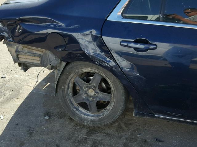 1G1ZH57B39F207778 - 2009 CHEVROLET MALIBU 1LT ლურჯი ფოტო 9