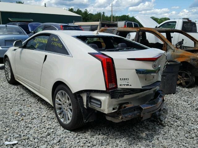 1G6DL1E3XC0105220 - 2012 CADILLAC CTS PERFOR WHITE photo 3