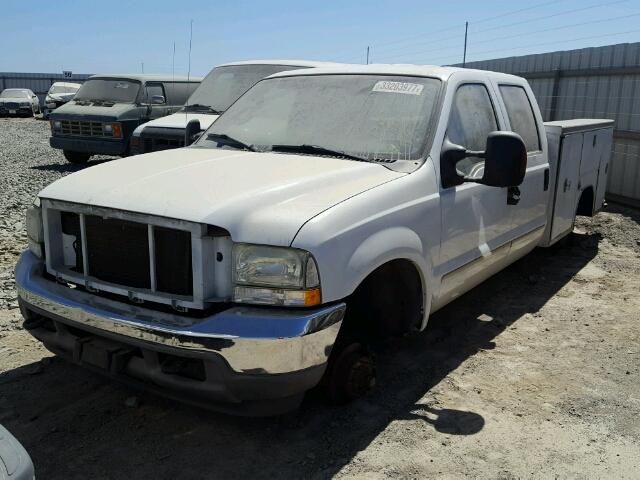 1FTNW20S94EC39833 - 2004 FORD F250 SUPER WHITE photo 2