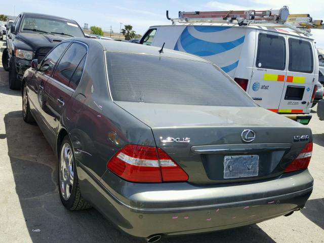 JTHBN36F140143292 - 2004 LEXUS LS 430 GREEN photo 3