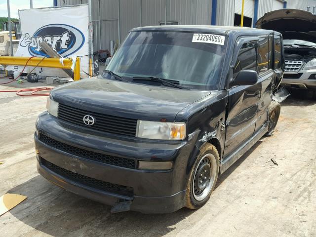JTLKT334964091131 - 2006 TOYOTA SCION XB BLACK photo 2