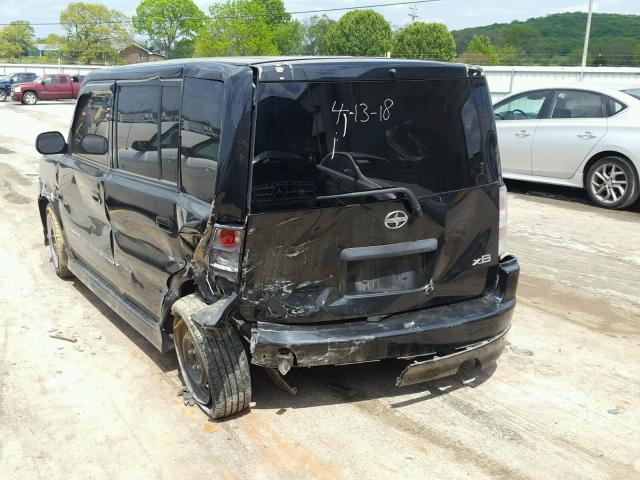 JTLKT334964091131 - 2006 TOYOTA SCION XB BLACK photo 3