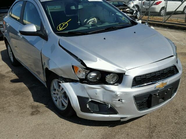 1G1JC5SB8F4177753 - 2015 CHEVROLET SONIC LT SILVER photo 9