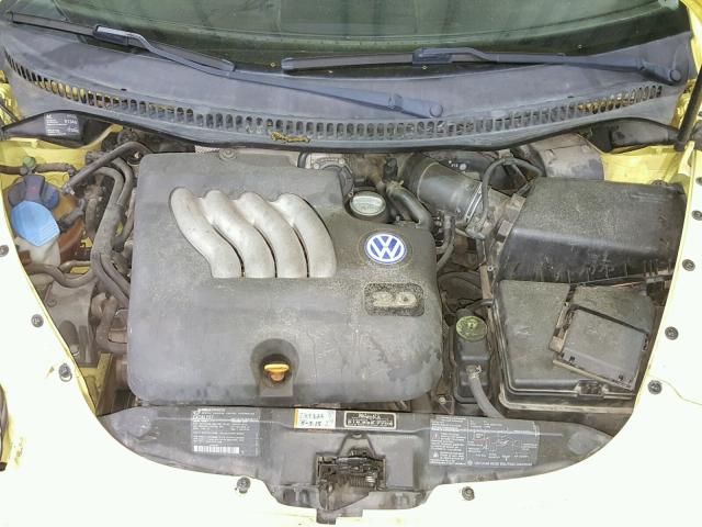 3VWCA21C4YM490317 - 2000 VOLKSWAGEN NEW BEETLE 黄色 照片 7