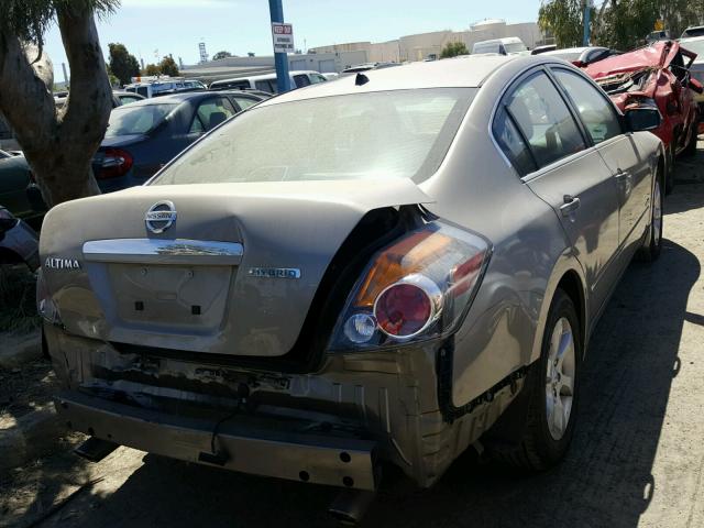 1N4CL21E18C231533 - 2008 NISSAN ALTIMA HYB GOLD photo 4