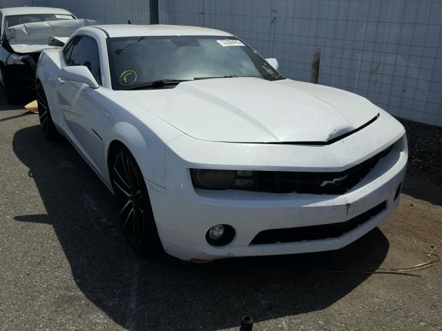 2G1FC1E37C9119323 - 2012 CHEVROLET CAMARO LT WHITE photo 1