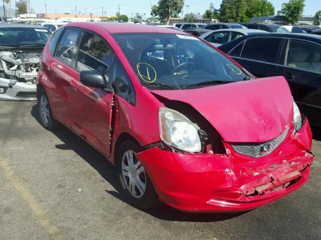 JHMGE88209S044391 - 2009 HONDA FIT Czerwony zdjęcie 1