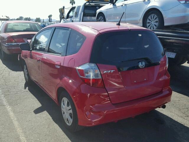 JHMGE88209S044391 - 2009 HONDA FIT RED photo 3