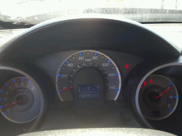 JHMGE88209S044391 - 2009 HONDA FIT Czerwony zdjęcie 8