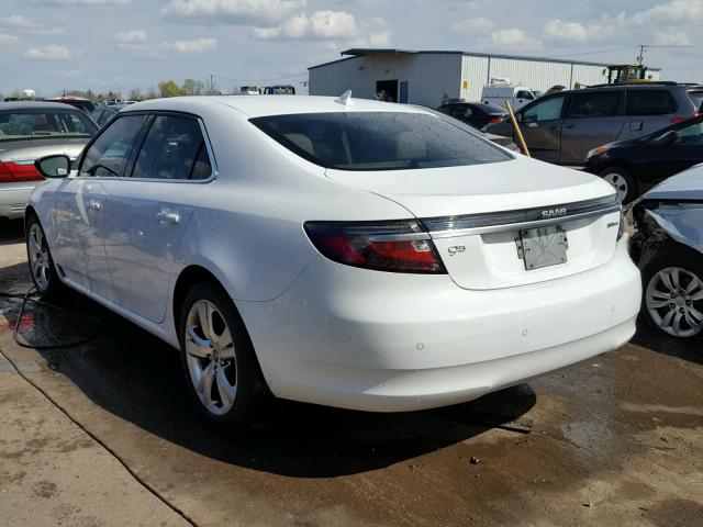 YS3GN4AR1B4004227 - 2011 SAAB 9-5 TURBO WHITE photo 3