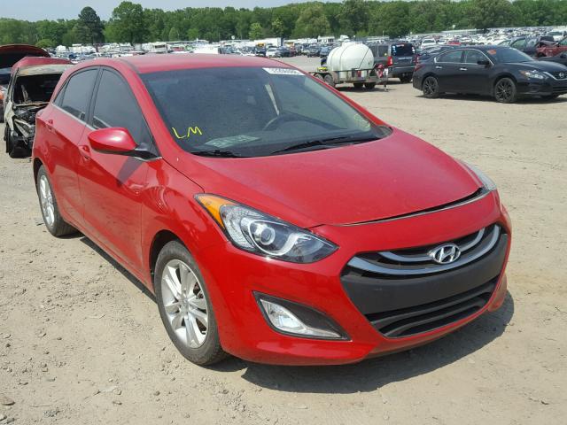 KMHD35LE1DU052700 - 2013 HYUNDAI ELANTRA GT RED photo 1