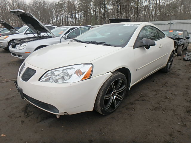 1G2ZH158364186496 - 2006 PONTIAC G6 GT WHITE photo 2