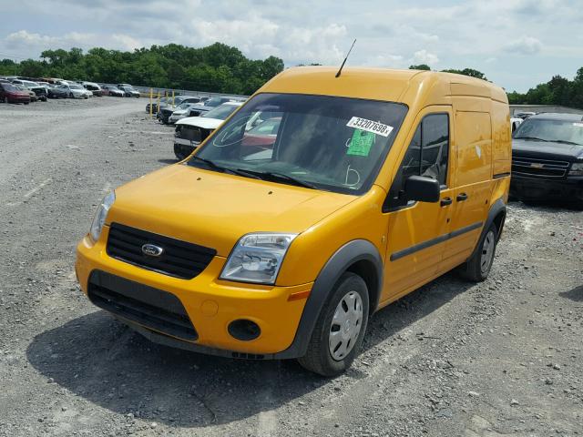 NM0LS7DN1DT136371 - 2013 FORD TRANSIT CO YELLOW photo 2