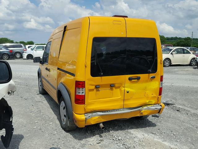 NM0LS7DN1DT136371 - 2013 FORD TRANSIT CO YELLOW photo 3