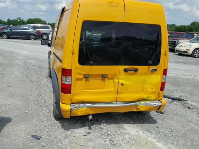 NM0LS7DN1DT136371 - 2013 FORD TRANSIT CO YELLOW photo 9
