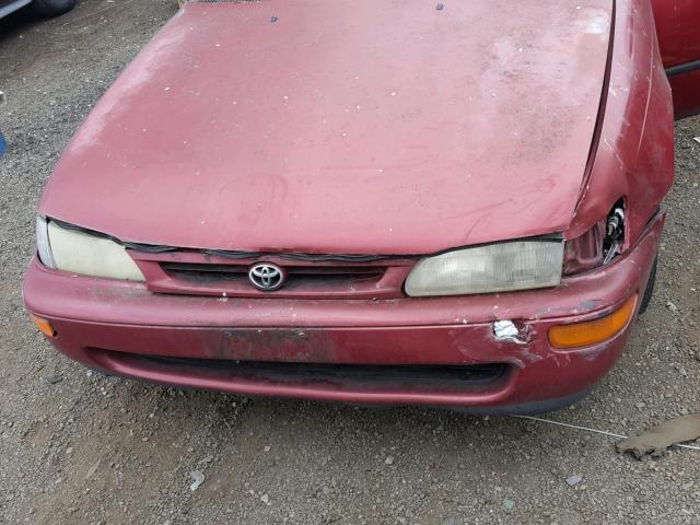 1NXBB02E7TZ494930 - 1996 TOYOTA COROLLA DX RED photo 7