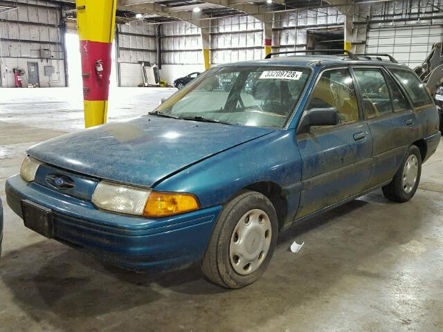 3FASP15J5SR101250 - 1995 FORD ESCORT LX GREEN photo 2