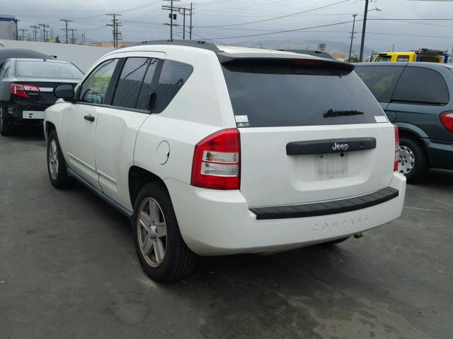 1J4FT47A89D230294 - 2009 JEEP COMPASS SP WHITE photo 3