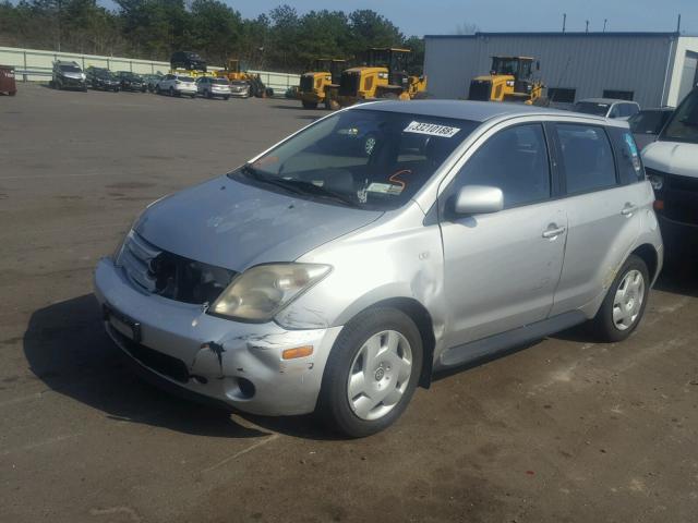 JTKKT624840062974 - 2004 TOYOTA SCION XA GRAY photo 2