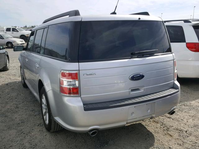 2FMGK5B86EBD10518 - 2014 FORD FLEX SE SILVER photo 3