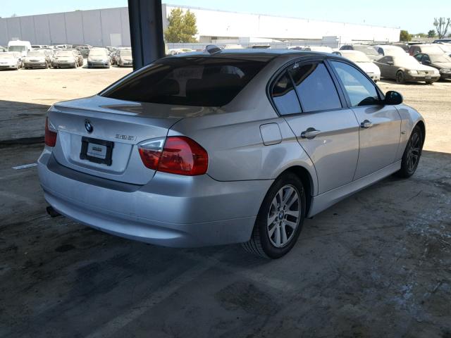 WBAVB17516NK38827 - 2006 BMW 325 I AUTO SILVER photo 4