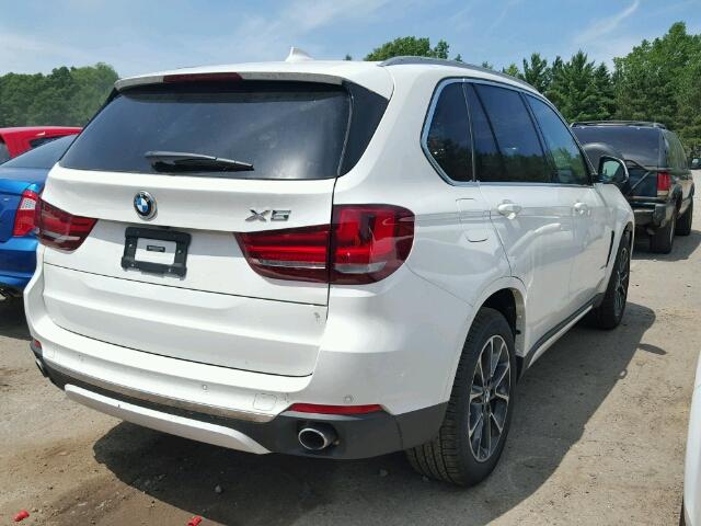 5UXKR0C35H0V76861 - 2017 BMW X5 WHITE photo 4